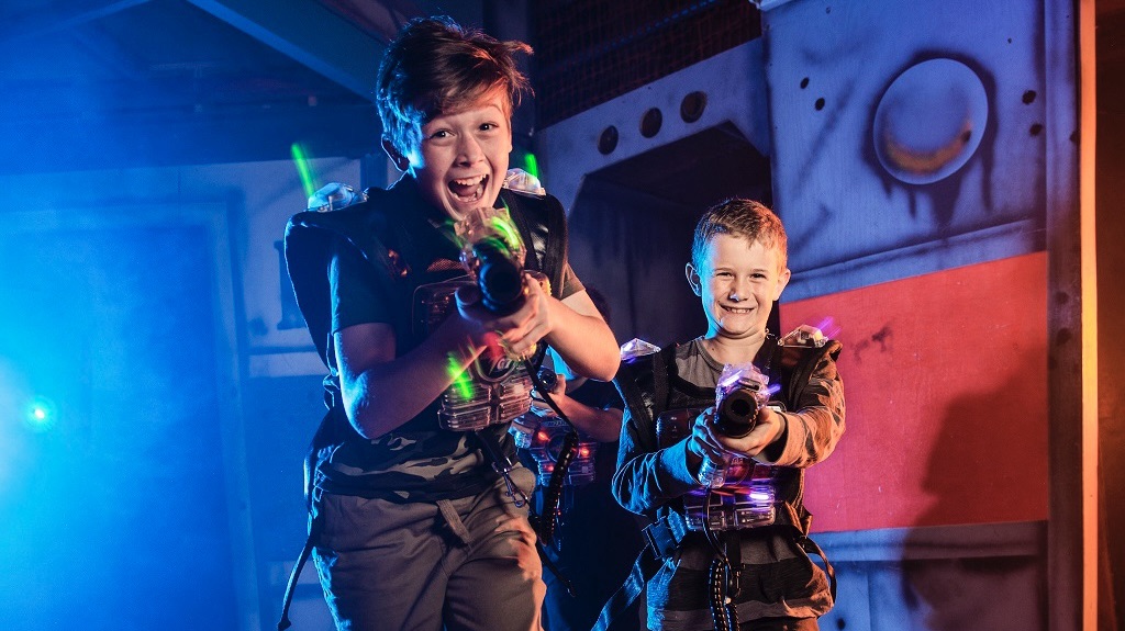 My first laser tag game